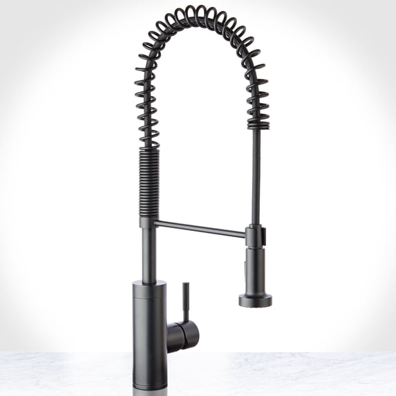 Miseno Mk281a Professional Series Pre-Rinse Kitchen Faucet - Black
