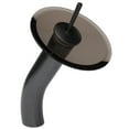 thumbnail image 1 of Miseno Ml100 1.8 GPM Single Hole Waterfall Disc Vessel Bathroom Faucet - Bronze, 1 of 7