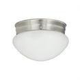 thumbnail image 1 of Miseno FLCLMUSH6BN 7.5 in. 60W 1-Light Flush Mount Ceiling Fixture - Brushed Nickel, 1 of 1