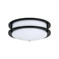 thumbnail image 1 of Miseno Ml14275 10" Wide Flush Mount Drum Ceiling Fixture - Black, 1 of 1
