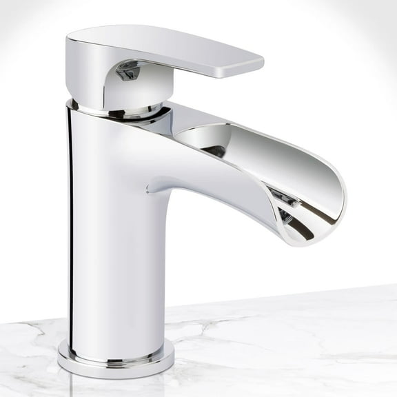 Miseno MNO5882LCP Cascade 1 Hole Bathroom Faucet, Chrome