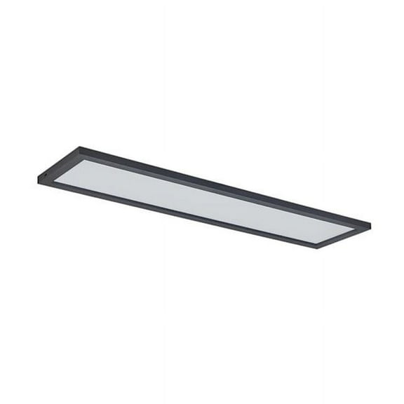 Miseno FLCL1X4FMMB 1 x 4 ft. LED Flat Panel Light Fixture - Matte Black