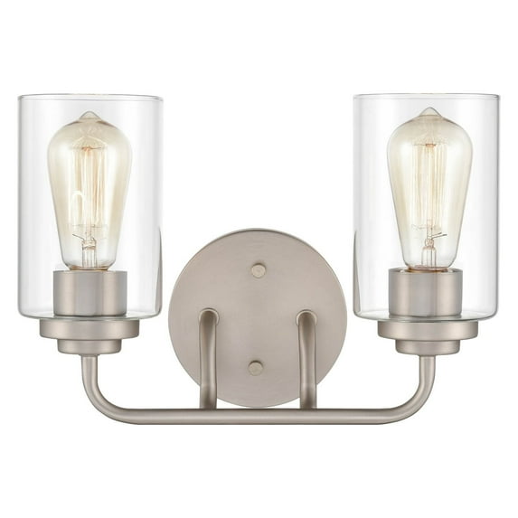 Miseno Ml65752 Mia 2 Light 12" Wide Bathroom Vanity Light - Nickel