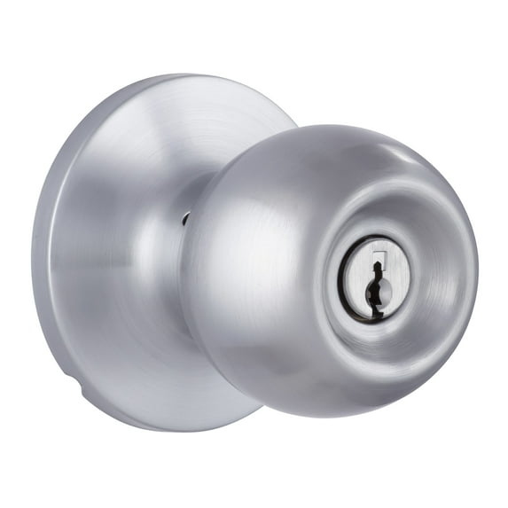 Miseno Mlk1020 Urbanna Ball Single Cylinder Keyed Entry Door Knob Set - Chrome