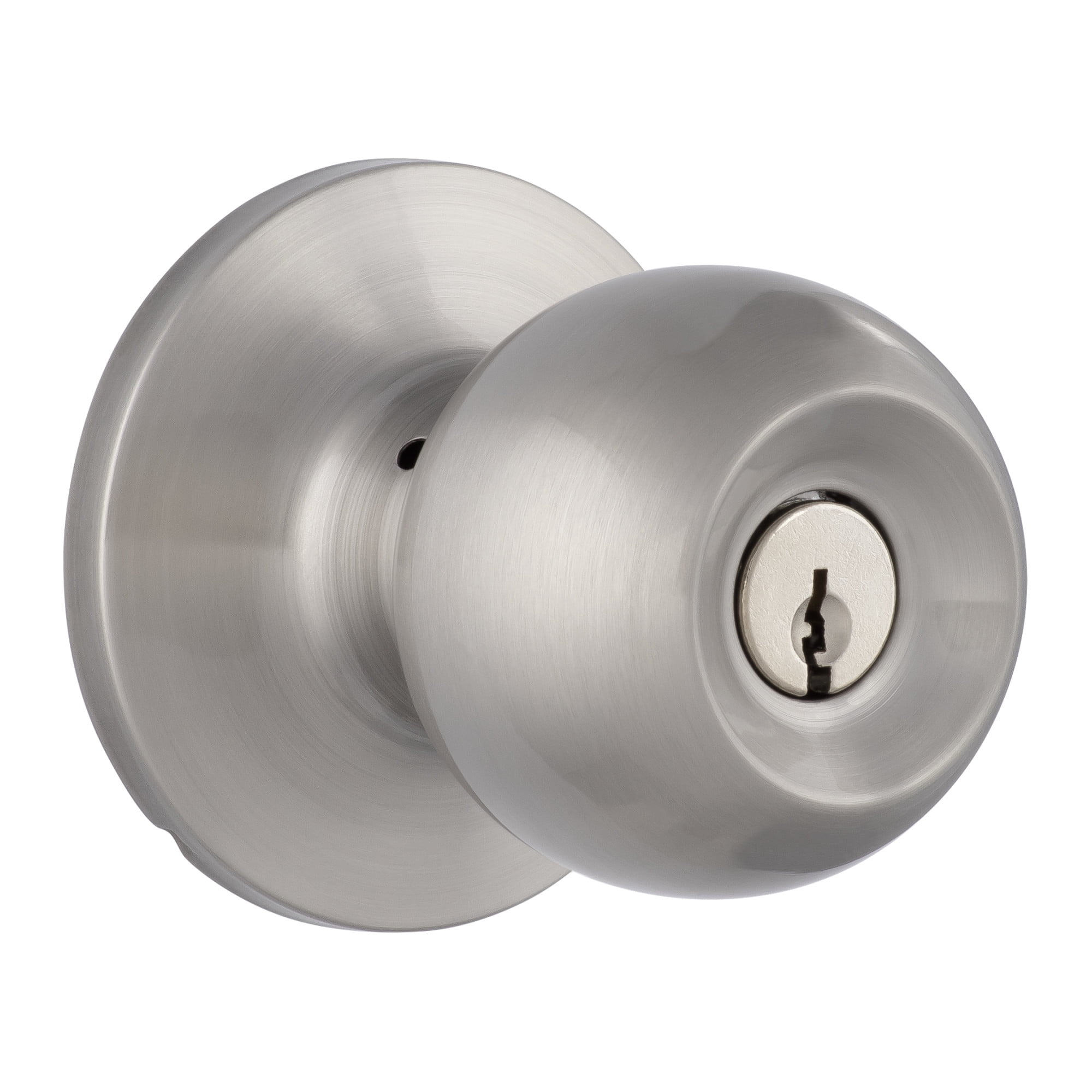 Miseno MLK1020SN Urbanna Ball Single Cylinder Keyed Entry Door Knob Set - Nickel