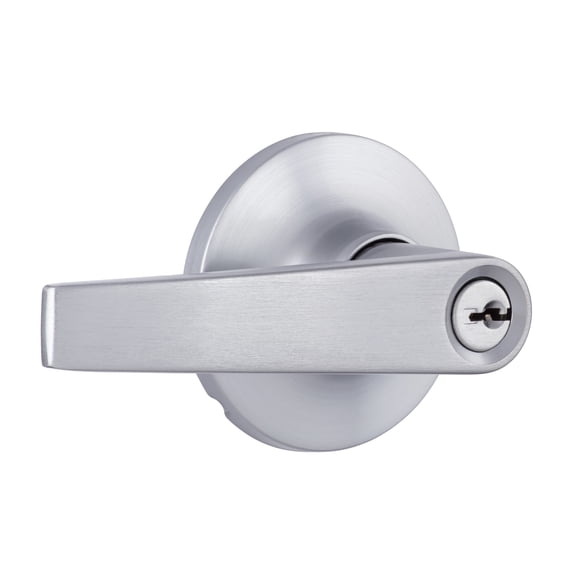Miseno Mlk1021 Momac Straight Single Cylinder Keyed Entry Door Lever Set - Chrome