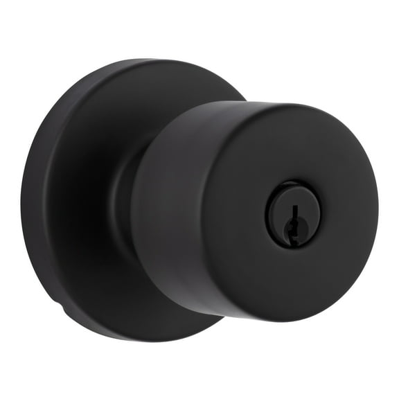Miseno Mlk1080 Tuscora Shaker Single Cylinder Keyed Entry Door Knob Set - Black