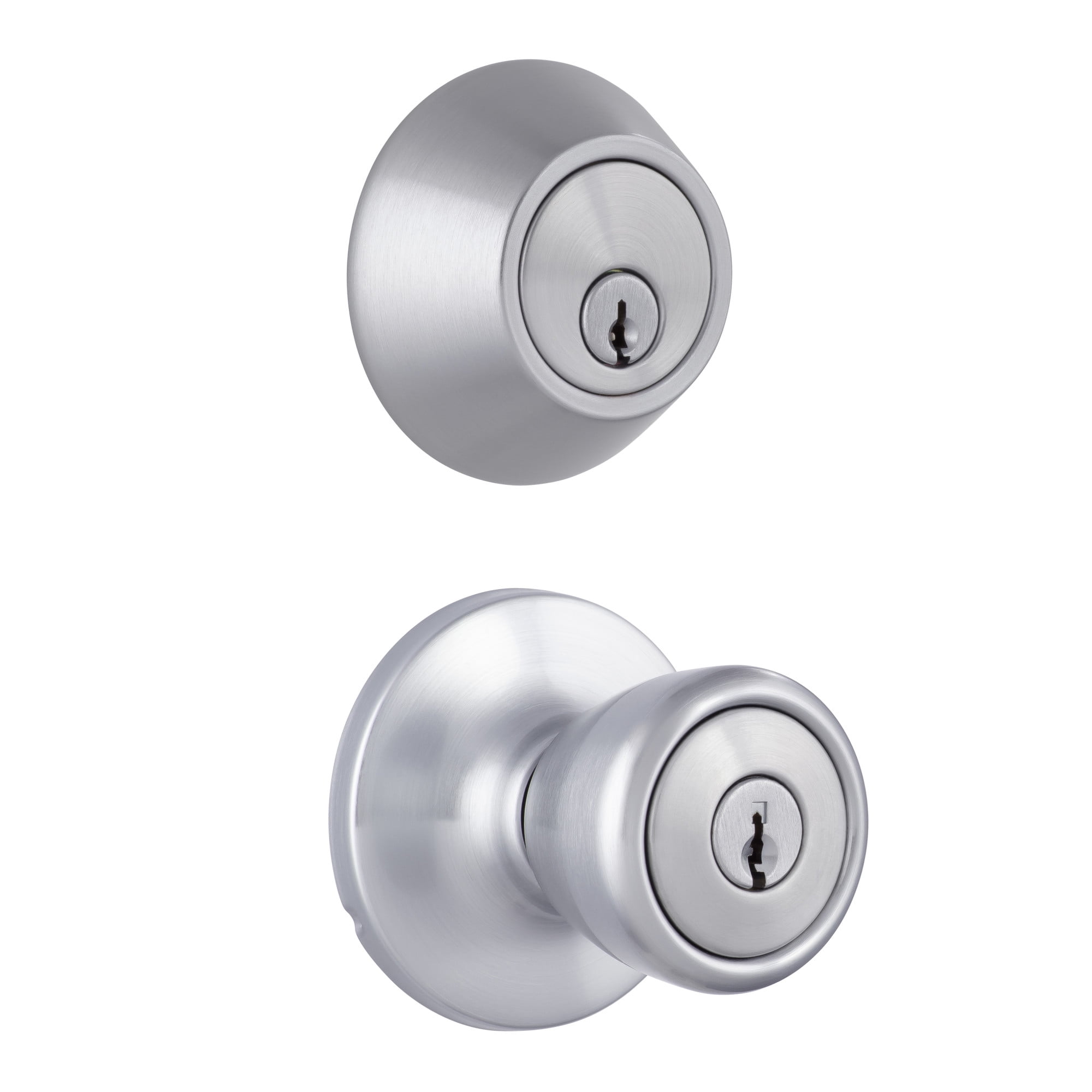 Miseno MLK2010SC Buchanan Tulip Single Cylinder Keyed Entry Door Knob Set - Chrome