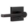 thumbnail image 1 of Miseno Mlk3022 Lorton Flat Bar Privacy Door Lever Set - Bronze, 1 of 7