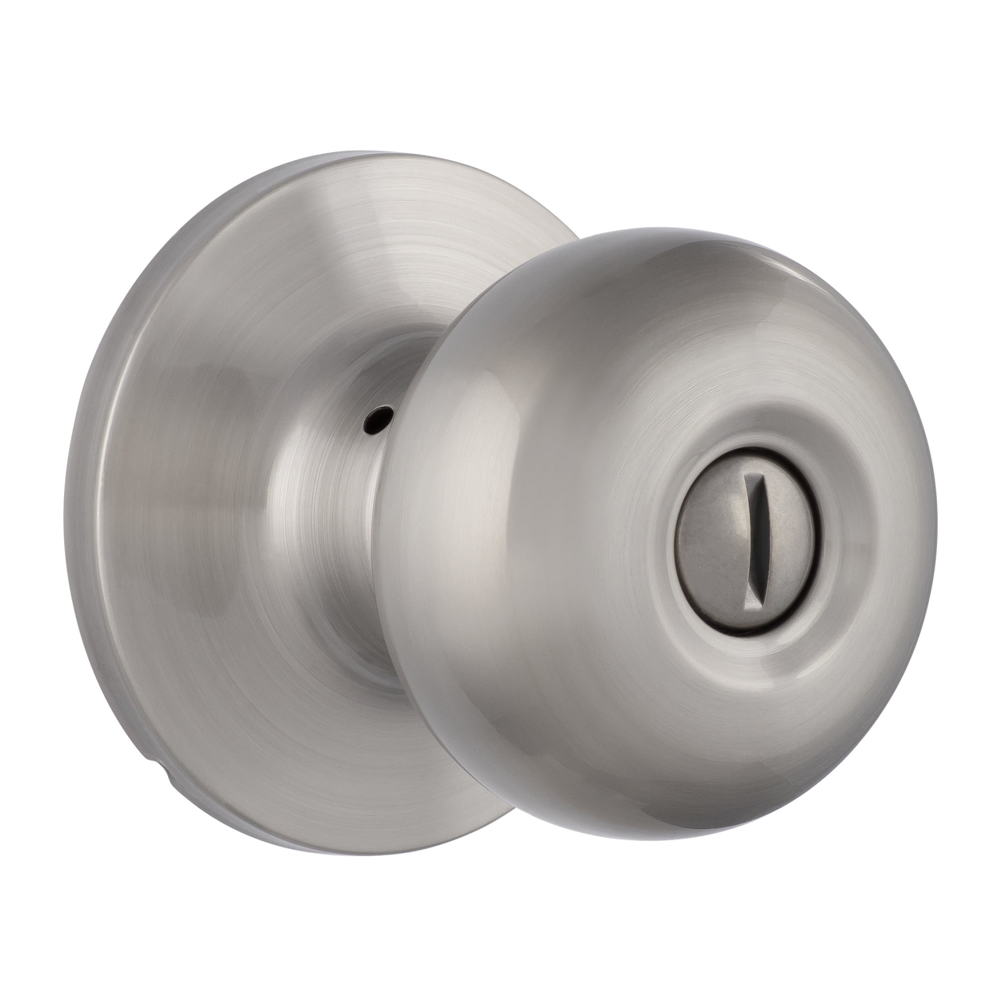 Miseno MLK3030SN Porter Flat Ball Privacy Door Knob Set - Nickel