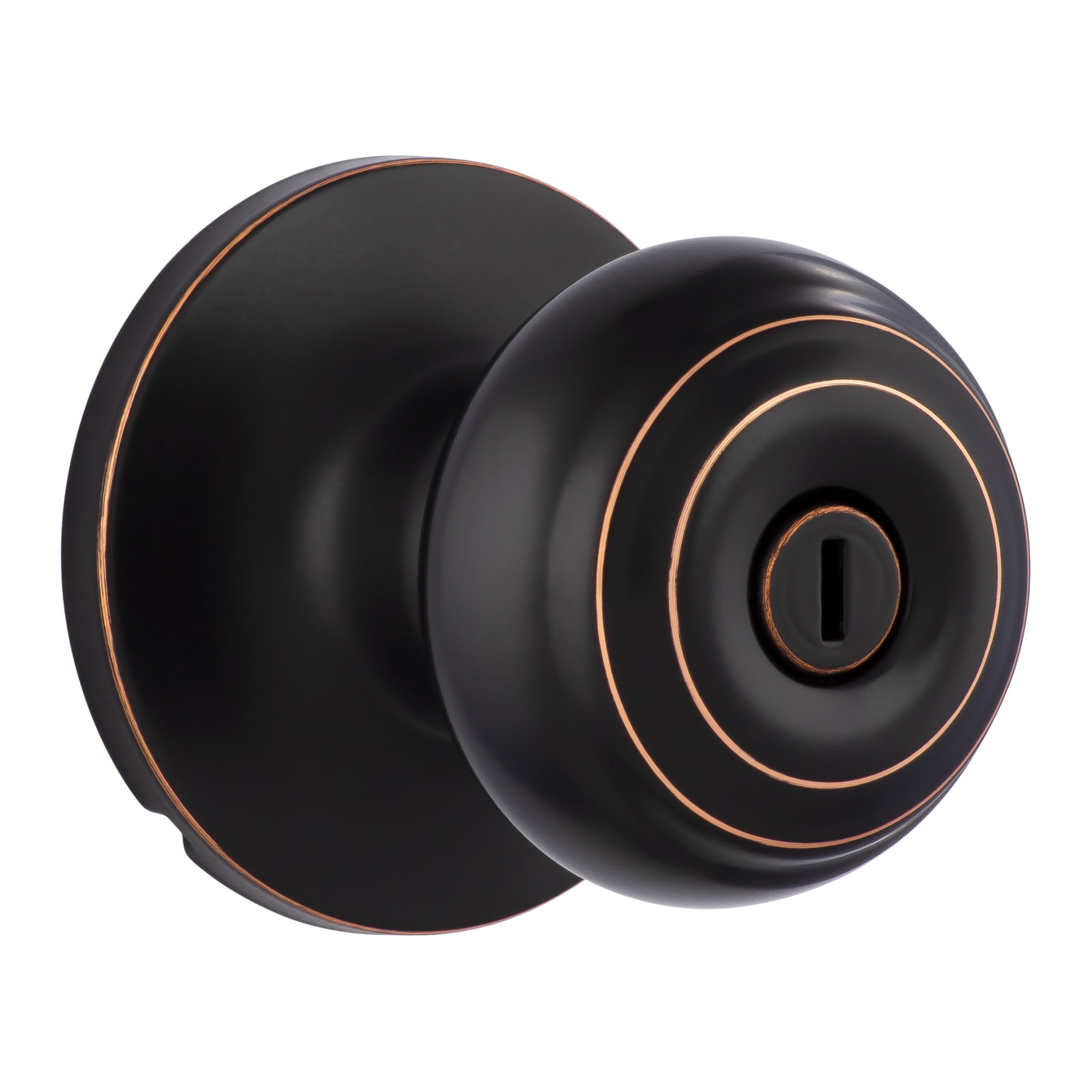 Miseno Mlk3050 Druid Ridged Ball Privacy Door Knob Set - Bronze