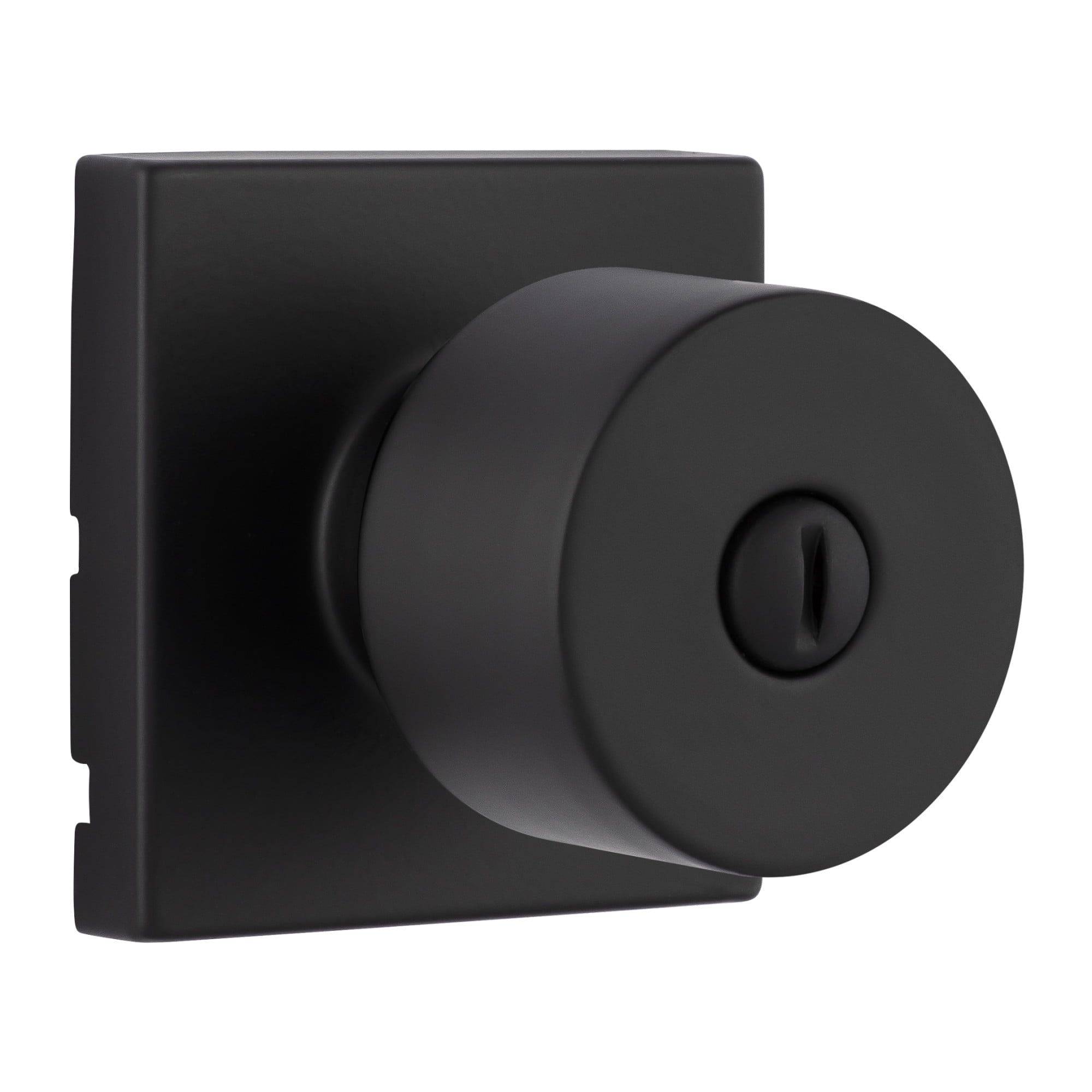 Miseno MLK3090BK Quattro Shaker Privacy Door Knob Set - Black