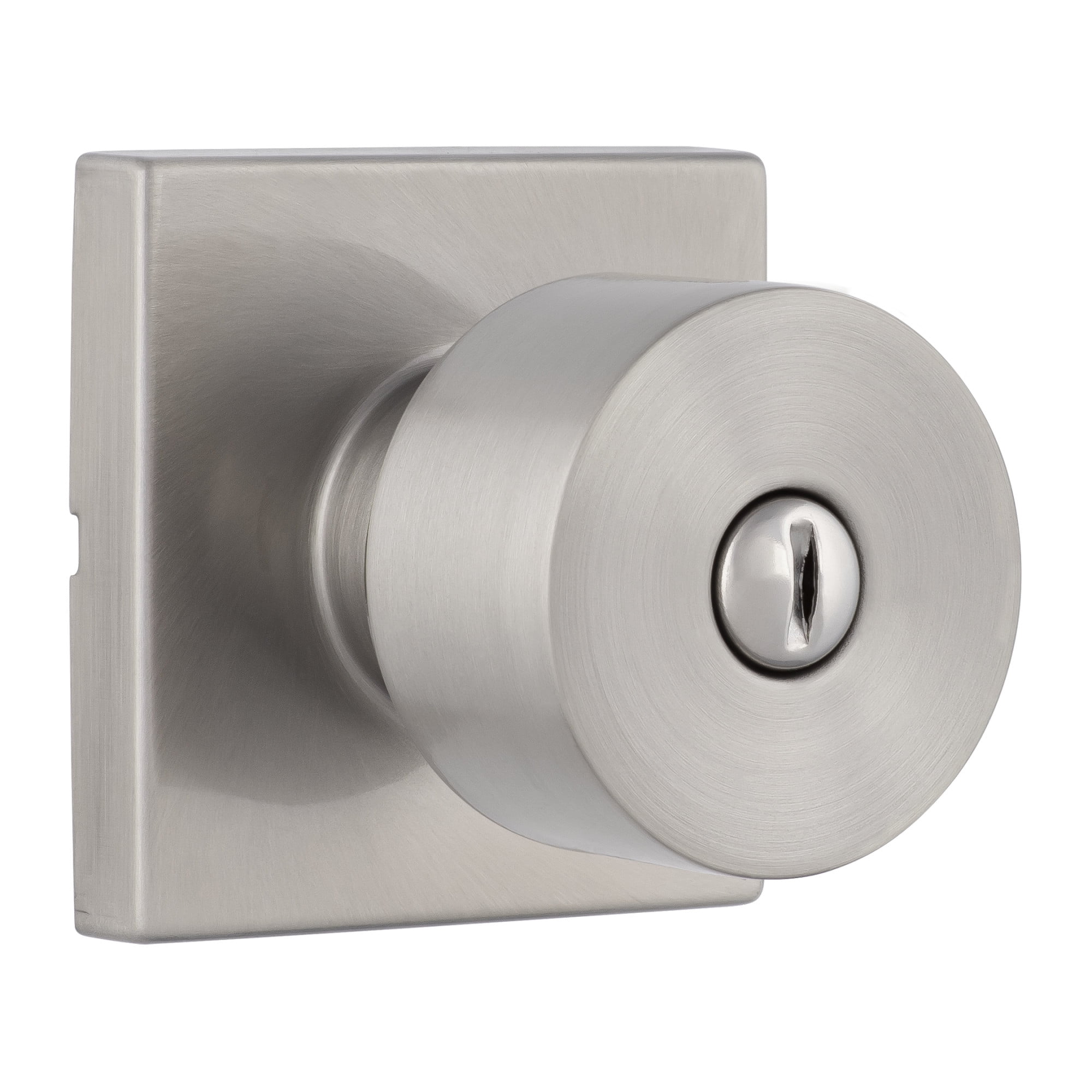 Miseno MLK3090SN Quattro Shaker Privacy Door Knob Set - Nickel