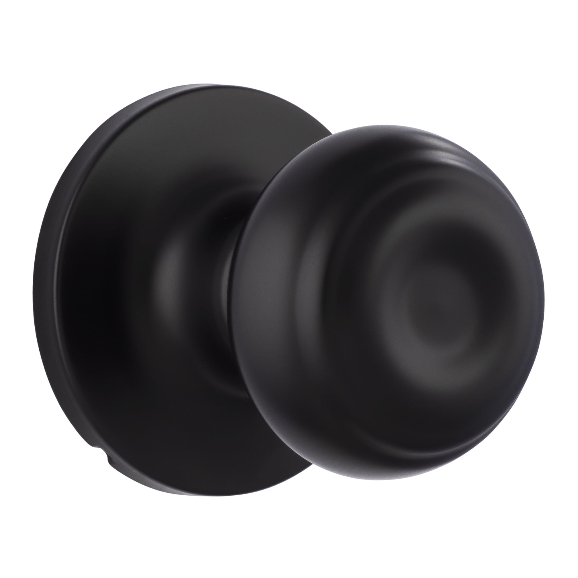 Miseno Mlk4050 Druid Ridged Ball Passage Door Knob Set - Black