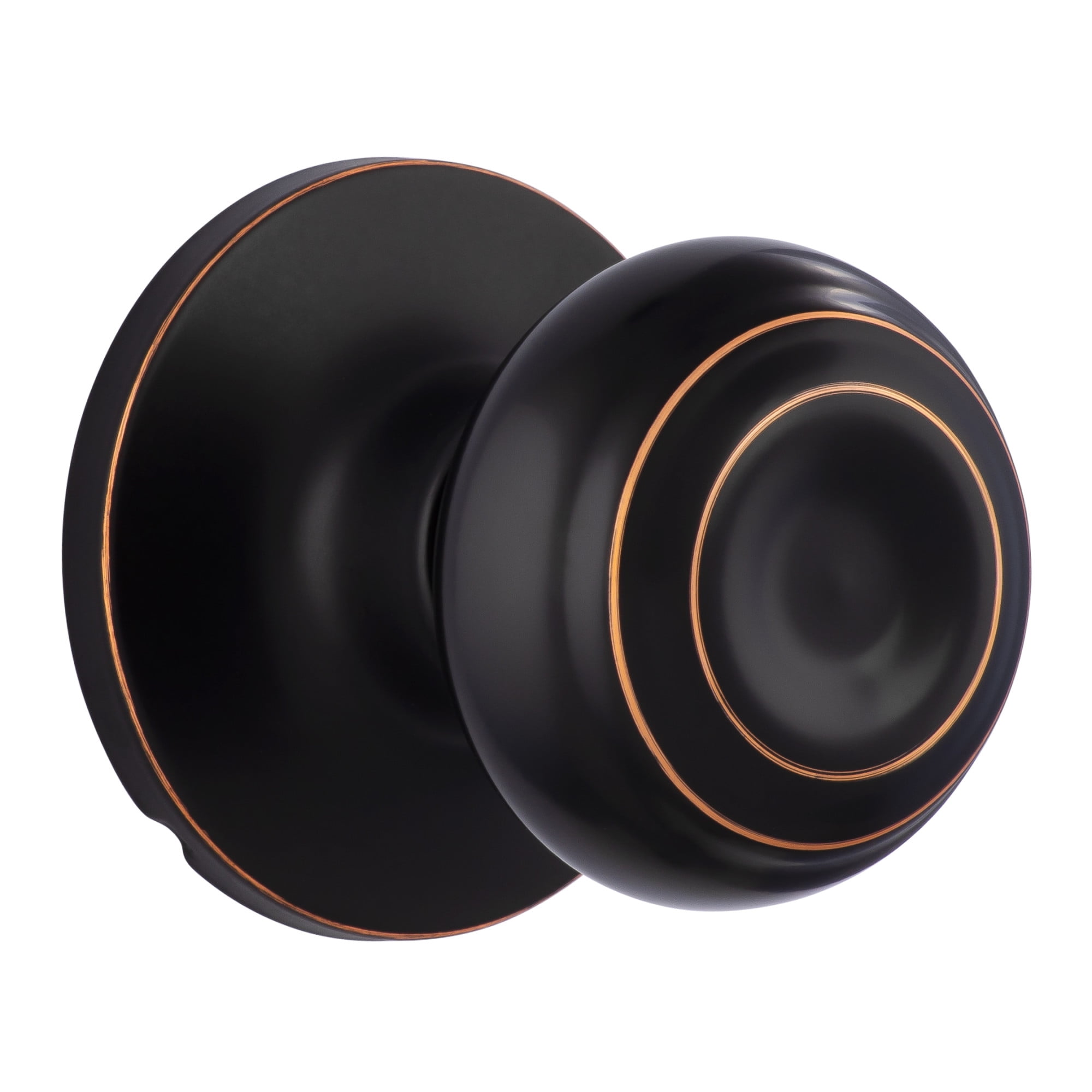 Miseno Mlk4050 Druid Ridged Ball Passage Door Knob Set - Bronze