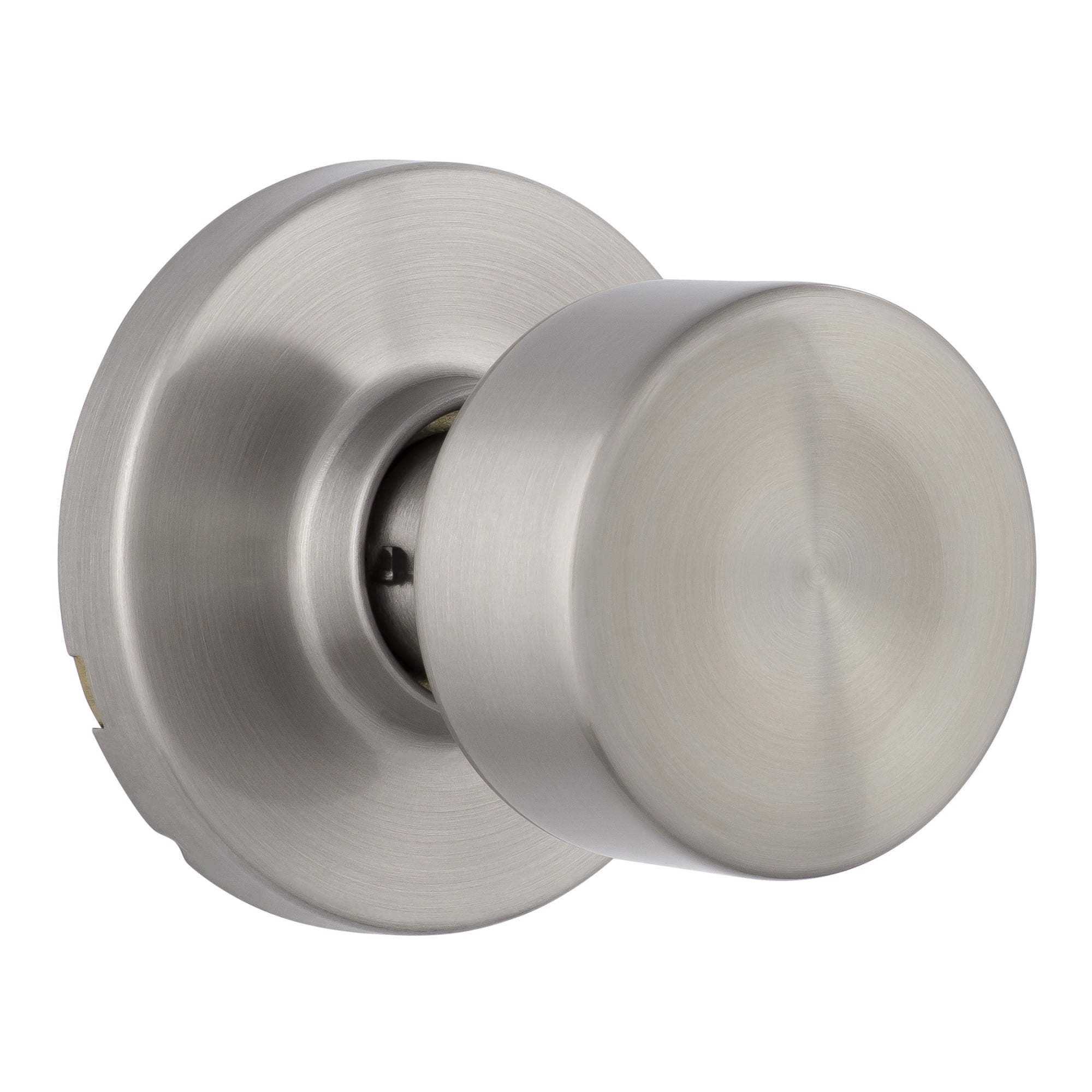 Miseno MLK4080SN Tuscora Shaker Passage Door Knob Set - Nickel