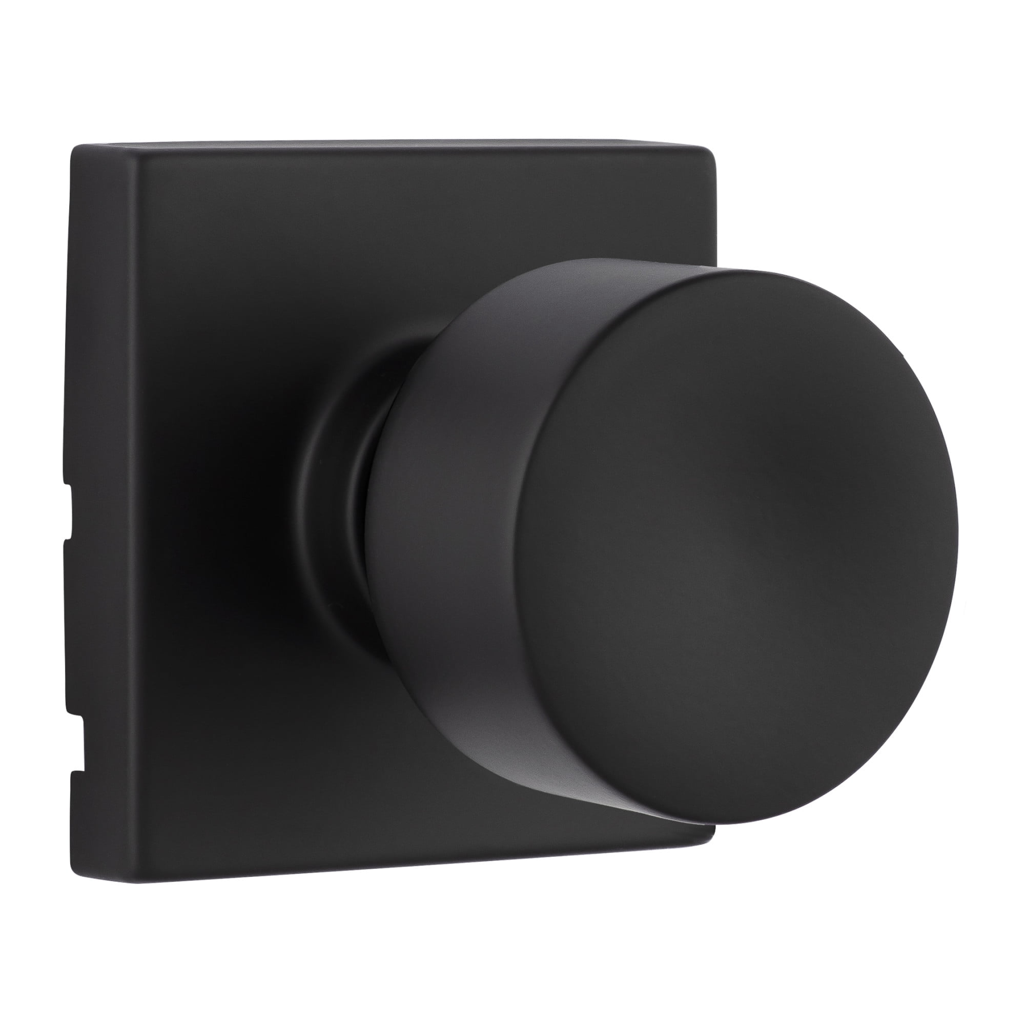 Miseno MLK4090BK Quattro Shaker Passage Door Knob Set - Black