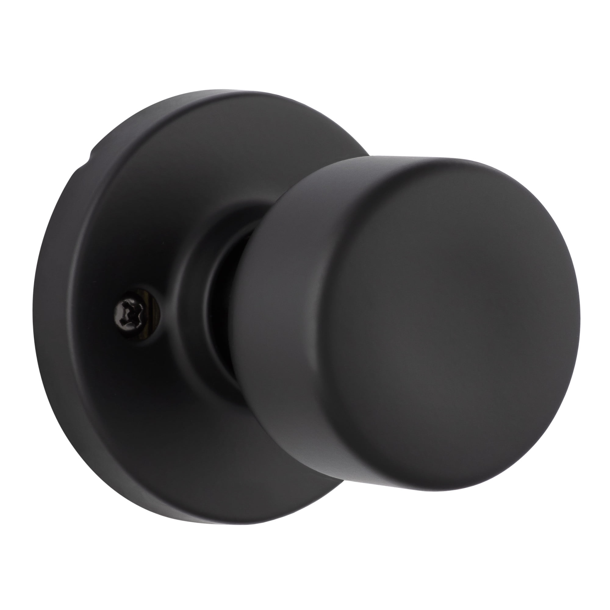 Miseno MLK5080BK Tuscora Shaker Non-Turning One-Sided Door Knob - Black