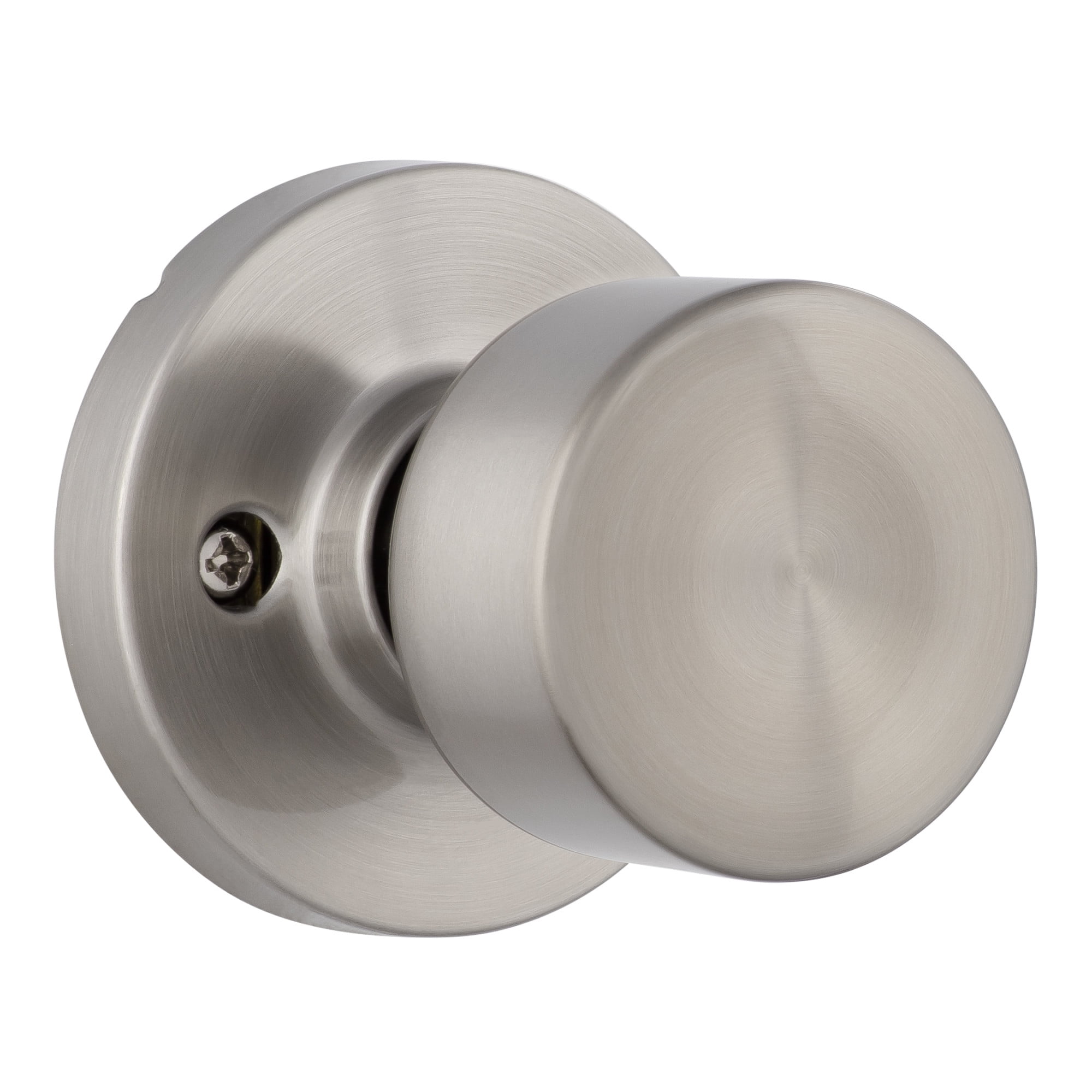 Miseno MLK5080SN Tuscora Shaker Non-Turning One-Sided Door Knob - Nickel
