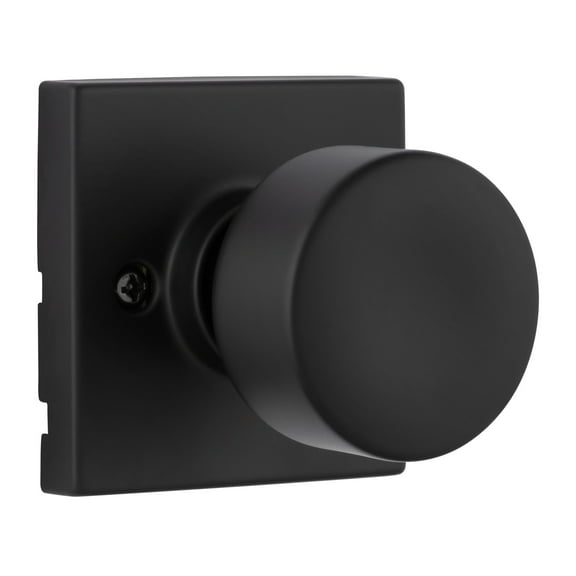Miseno Mlk5090 Quattro Shaker Non-Turning One-Sided Door Knob - Black