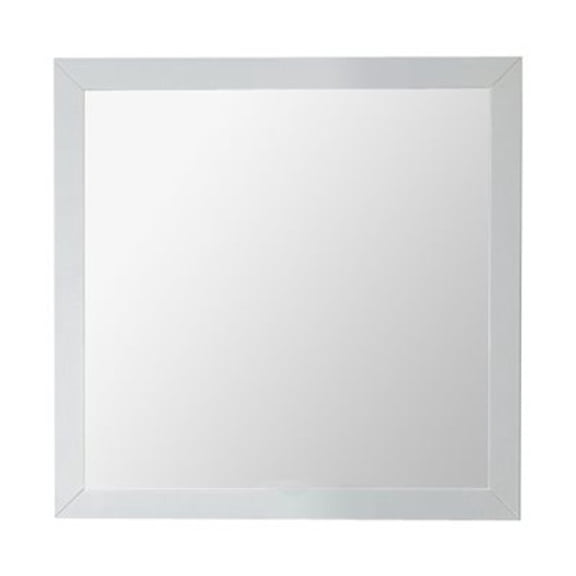 Miseno Mm-Fem30 30" W X 30" H Square Framed Bathroom Wall Mirror - White