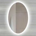 thumbnail image 1 of Miseno Mm2436led 24" W X 36" H Oval Frameless Bathroom Wall Mirror - Silver, 1 of 7