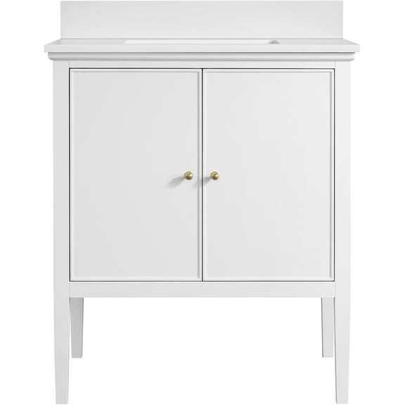 Miseno MN542V30BW Heston 30" Free Standing Single Basin Vanity Set - White