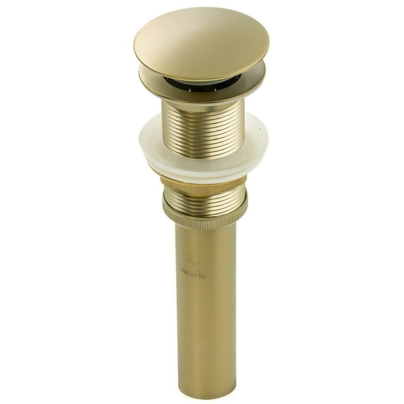 Miseno Mno-Pud Pop-Up Vessel Sink Drain - Brass