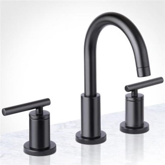 Miseno MNO1343LFB Mia Widespread Bathroom Faucet, Black