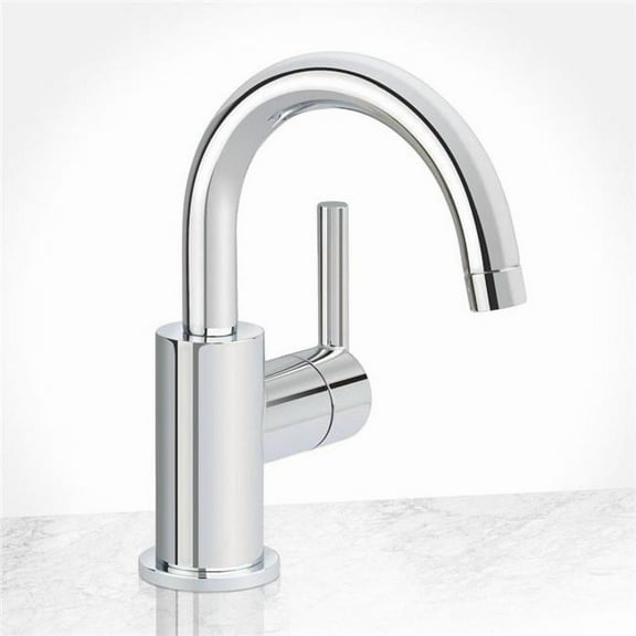 Miseno MNO1343LSLCP Single Handle Monoblock Bathroom Sink Faucet, Polished Chrome