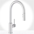 thumbnail image 1 of Miseno MNO191LCP Single Handle Pull Down Kitchen Faucet, Chrome, 1 of 7