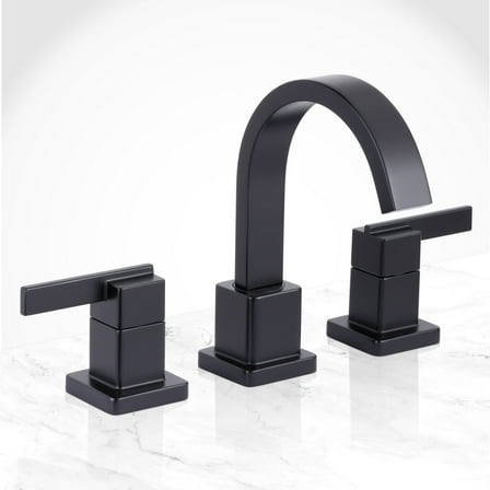 Miseno Mno441l 1.2 GPM Widespread Bathroom Faucet - Black