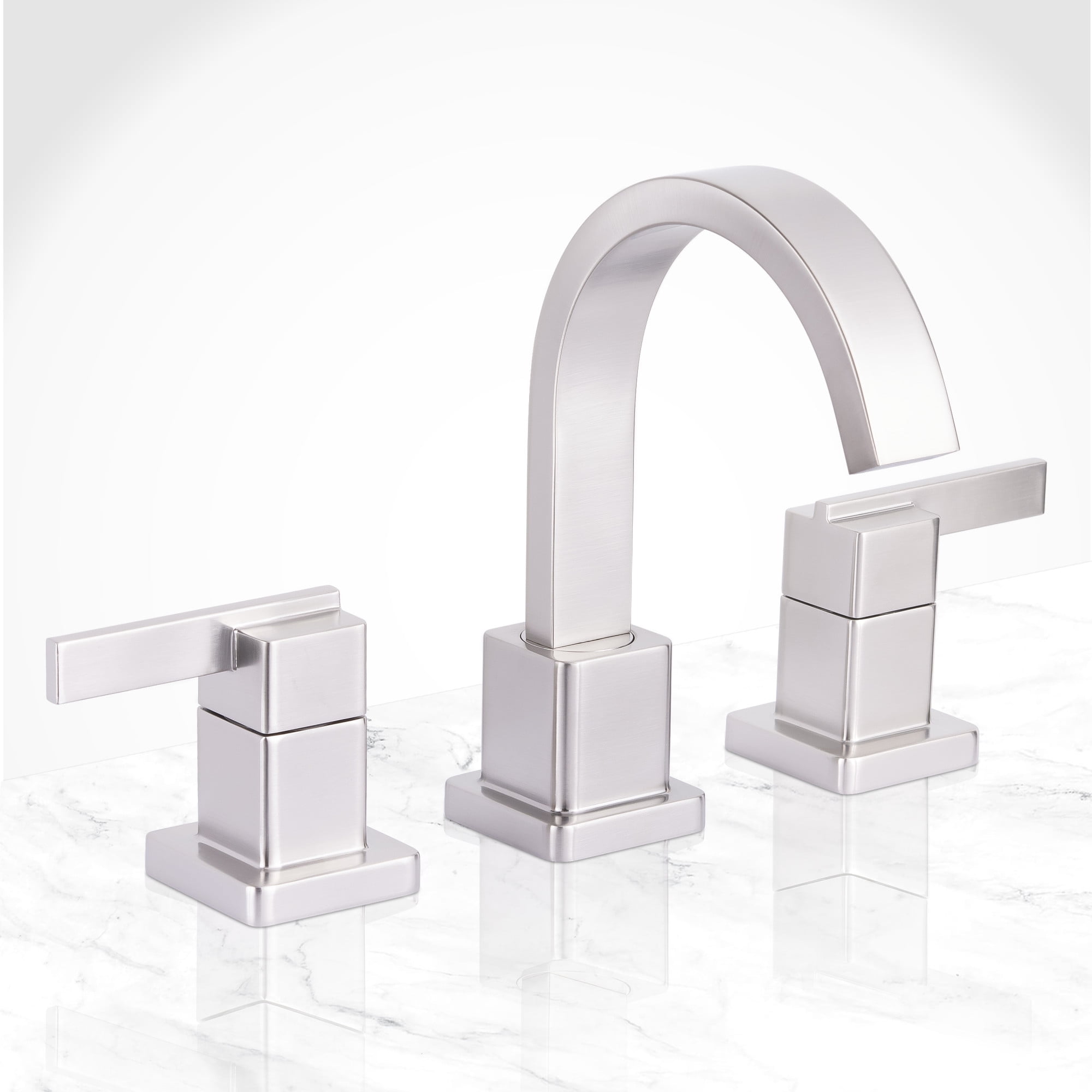 Miseno MNO441LZBN 1.2 GPM Widespread Bathroom Faucet - Nickel