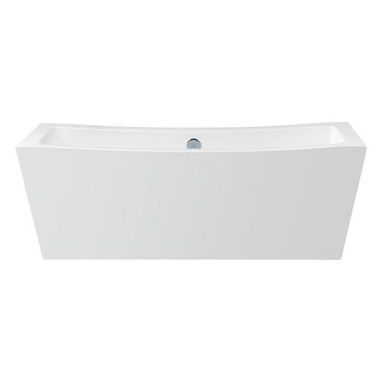 Miseno 70" White Acrylic Free Standing Soaking Tub