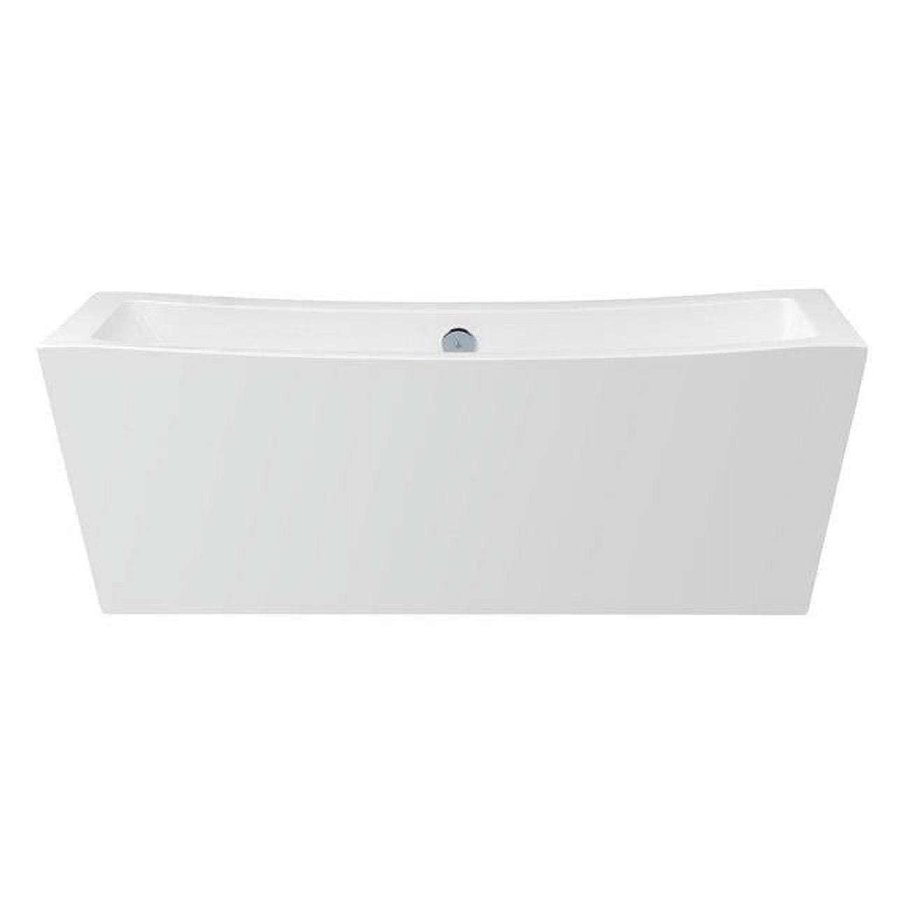 Miseno 70" White Acrylic Free Standing Soaking Tub