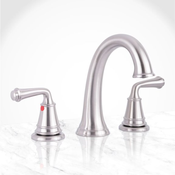 Miseno Mno721l 1.2 GPM Widespread Bathroom Faucet - Nickel