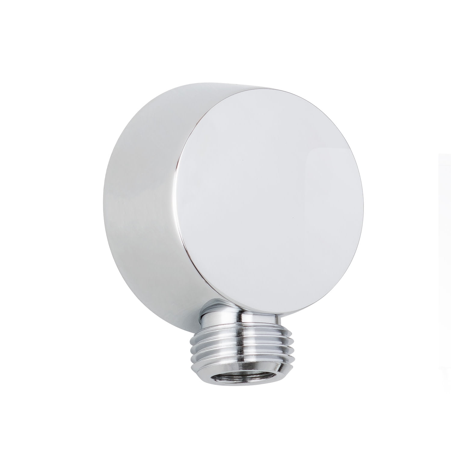 Polished Chrome Round Wall Supply Elbow with Brass Construction