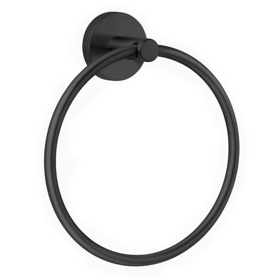 Miseno Mnotr500 Mia 6-7/8" Wall Mounted Towel Ring - Black