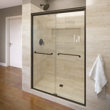 Miseno Msdfvr48526512 Forever 65-1/2" High X 48"-52" Wide Sliding Framed Shower Door -