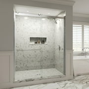 Miseno Msdrev4870cl Revolution 70" High X 44-48" Wide Sliding Framed Shower Door - Chrome