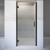 Miseno Msdswy3072cl Sway 72" High X 30" Wide Hinged Frameless Shower Door - Bronze