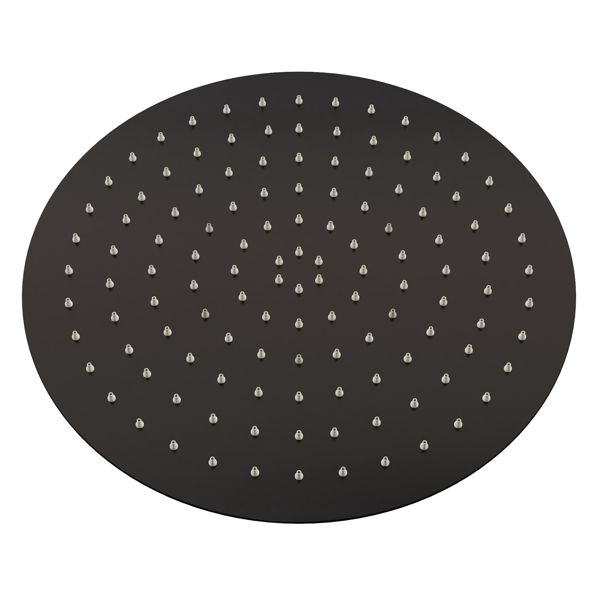 Miseno MSH-NSH-23250MB 2.2 GPM 10" Single Function Rain Shower Head - Black