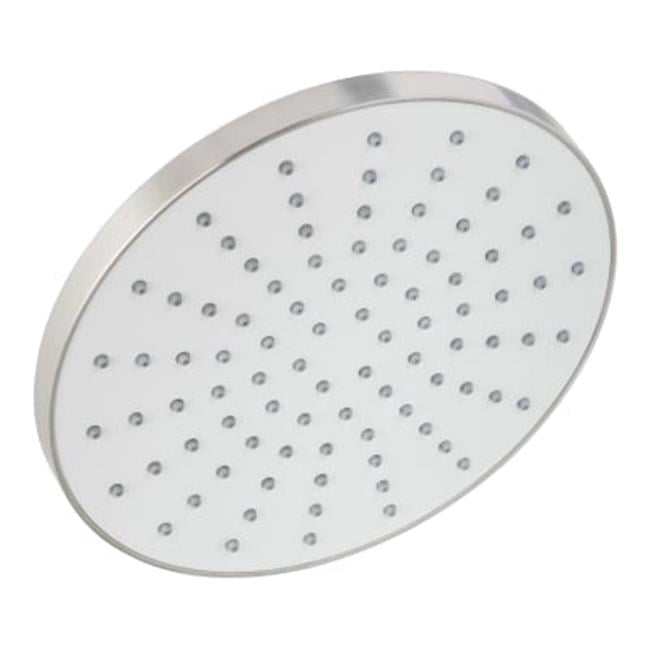 Miseno MNOSH425EBN 1.8 GPM Single Function Rain Shower Head, Brushed Nickel
