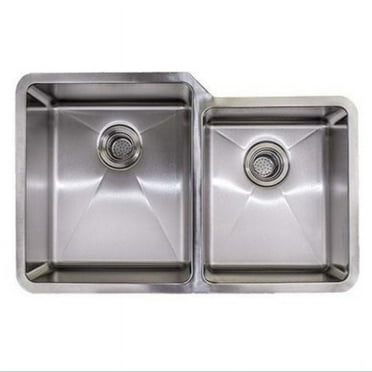 Miseno Mss3221sr6040 32" Undermount Double Basin Kitchen Sink - Stainless Steel