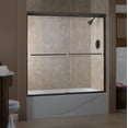 thumbnail image 1 of Miseno Mtdc6060 Azul 60" High X 60" Wide Sliding Framed Shower Door - Bronze, 1 of 7