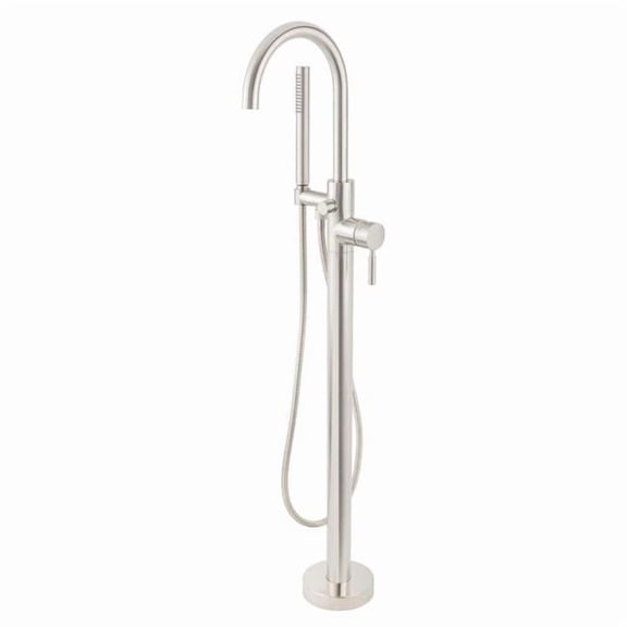 Miseno MNO15TFZBN Single Lever Handle Floor Mount Filler, Brushed Nickel