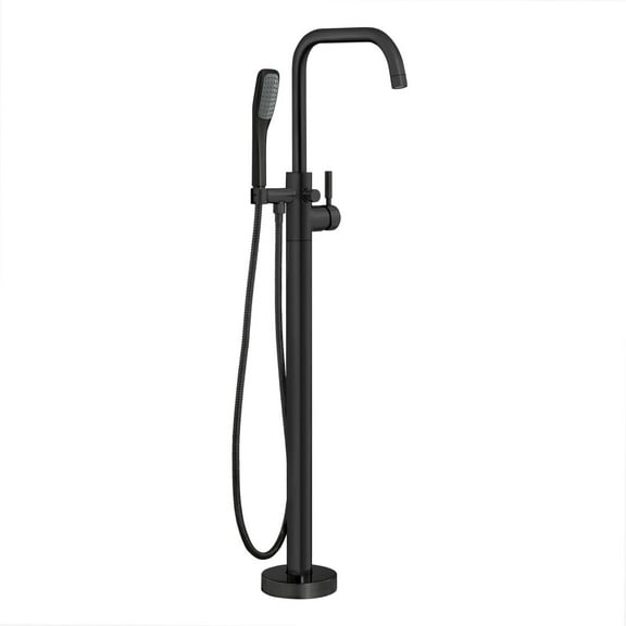 Miseno Mtf194 Floor Mounted Tub Filler - Black