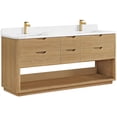 thumbnail image 1 of Miseno MV-HARB72-WA-GW Harbin 72" Free Standing Double Basin Vanity Set - Washed Ash Grey, 1 of 7