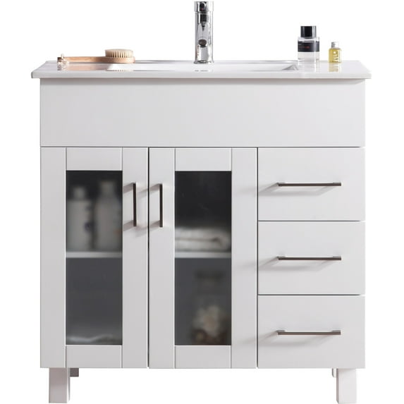 Miseno Mv-Nuo36 Nuovo 36" Free Standing Vanity Set - White
