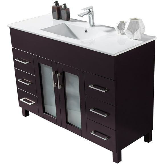 Miseno Mv-Nuo48 Nuovo 48" Free Standing Vanity Set - Brown